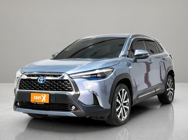 รถ Toyota Corolla Cross 1.8 Hybrid Premium สี เทา