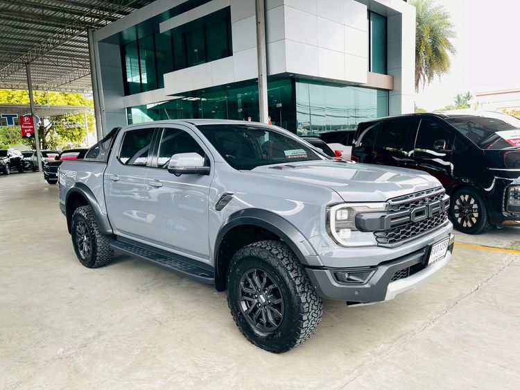 Ford Ranger 2023 Raptor 3.0L V6 Twin-Turbo EcoBoost 4x4 Pickup เบนซิน ไม่ติดแก๊ส เกียร์อัตโนมัติ เทา รูปที่ 2