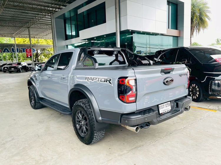 Ford Ranger 2023 Raptor 3.0L V6 Twin-Turbo EcoBoost 4x4 Pickup เบนซิน ไม่ติดแก๊ส เกียร์อัตโนมัติ เทา รูปที่ 4
