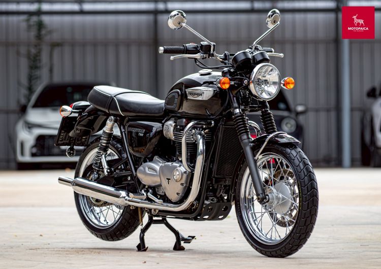 Triumph Bonneville T100 ปี2017 สีดำเงา วิ่ง21,000Km. โช๊คOhlins