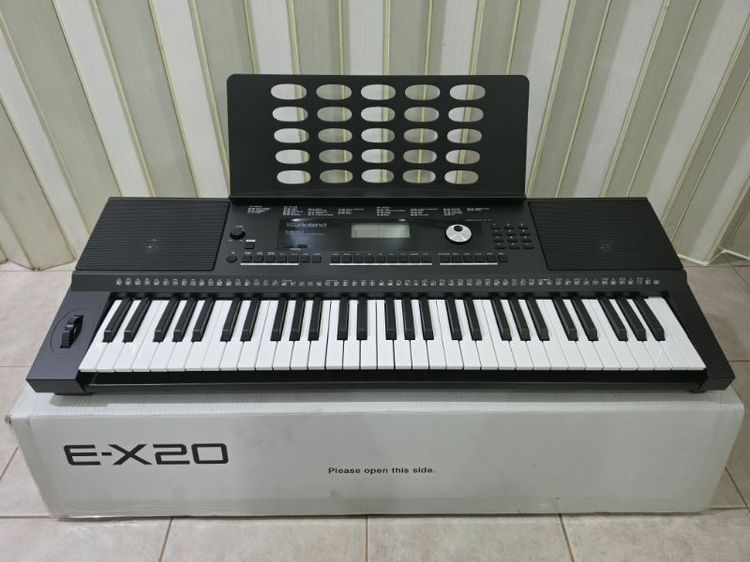 คีย์บอร์ดมาตรฐาน ​🎹 ส่งต่อ Roland E-X20 สภาพนางฟ้า 99% (เหมือนได้มือหนึ่ง) ✨​ปล่อยต่อคีย์บอร์ด Roland E-X20 สภาพใหม่แกะกล่อง 99%