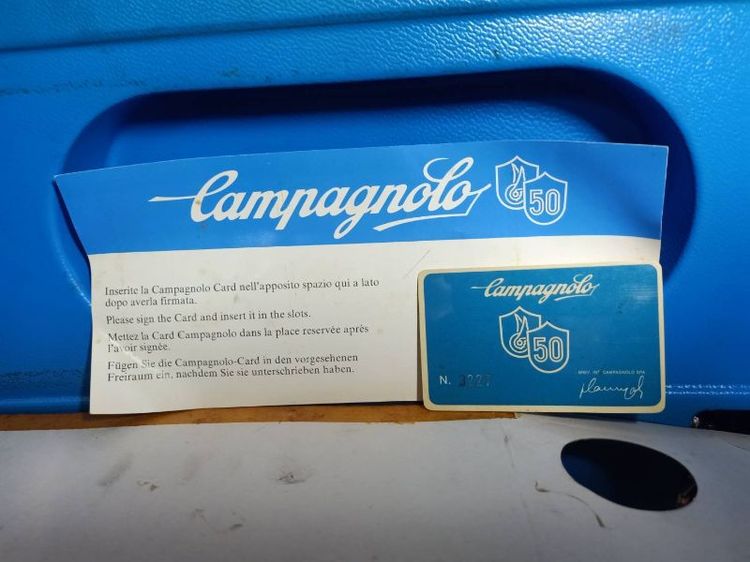 NOS Campagnolo 50th Anniversary No.3227 ราคา 185,000 บาท ส่ง EMS ฟรี แต่เน้นรับเองดีกว่า รูปที่ 4