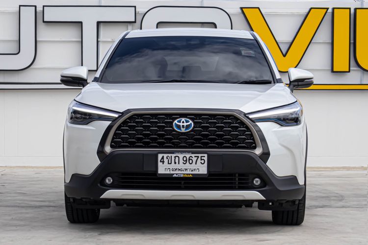 Toyota Corolla Cross 2023 1.8 Hybrid Premium Utility-car ไฮบริด เกียร์อัตโนมัติ ขาว รูปที่ 2