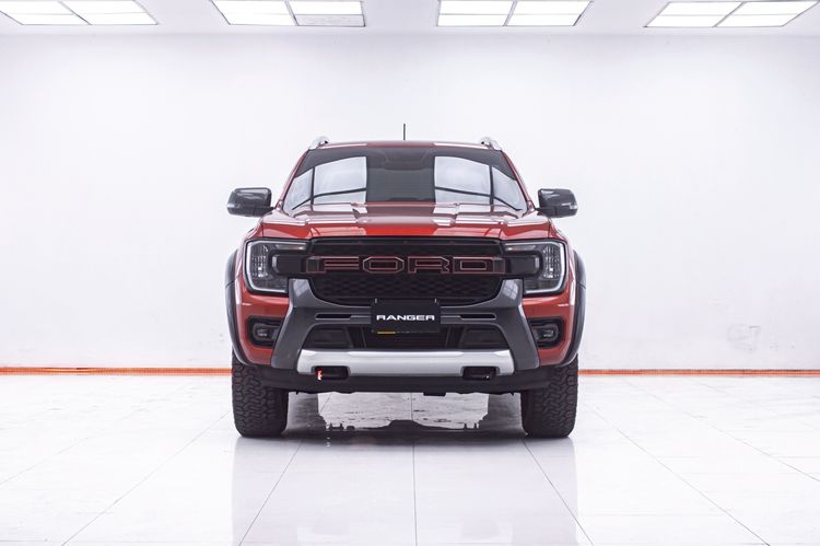 Ford Ranger 2023 2.0 Turbo Hi-Rider Wildtrak Pickup ดีเซล ไม่ติดแก๊ส เกียร์อัตโนมัติ ส้ม รูปที่ 4