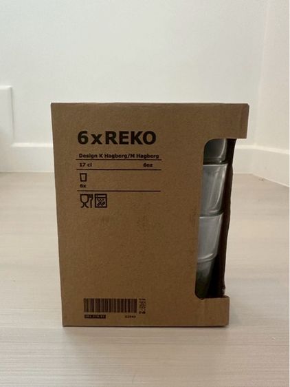 ชุดแก้วน้ำ IKEA REKO 1 กล่อง 6 ใบ