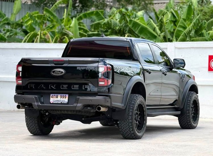 Ford Ranger 2022 Raptor 3.0L V6 Twin-Turbo EcoBoost 4x4 Pickup เบนซิน ไม่ติดแก๊ส เกียร์อัตโนมัติ ดำ รูปที่ 4
