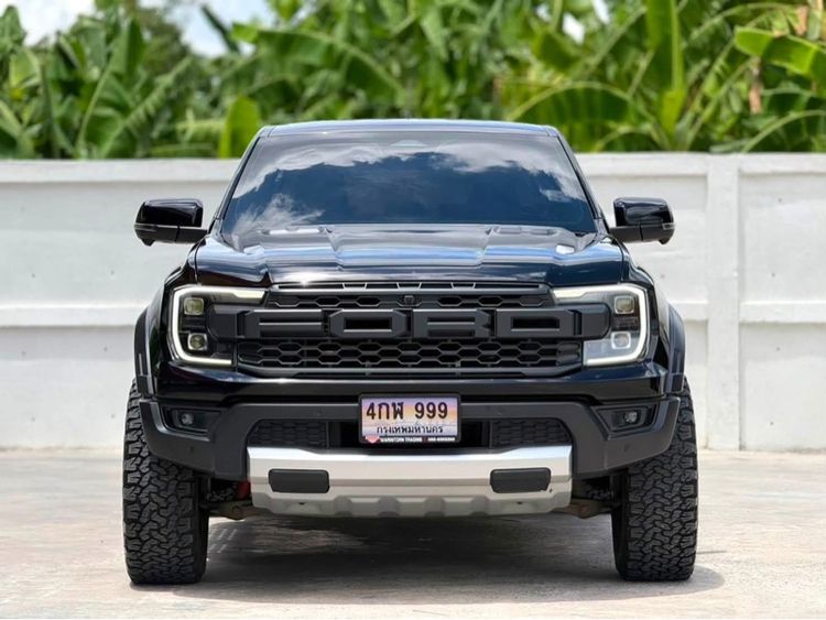 Ford Ranger 2022 Raptor 3.0L V6 Twin-Turbo EcoBoost 4x4 Pickup เบนซิน ไม่ติดแก๊ส เกียร์อัตโนมัติ ดำ รูปที่ 2