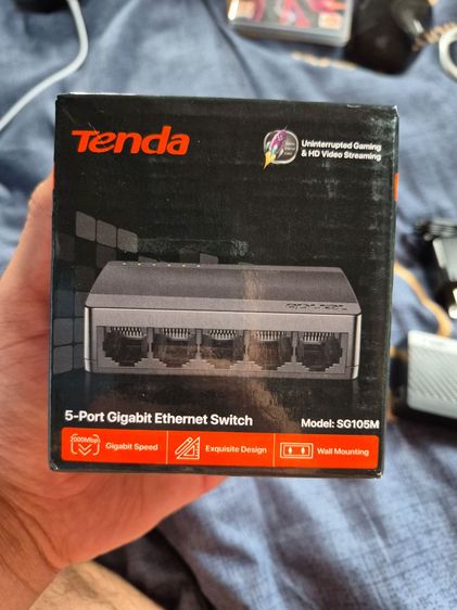 อุปกรณ์เครือข่าย Tenda SG105M 5-Port Gigabit Ethernet Switch