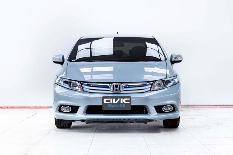 Honda Civic 2014 1.5 Hybrid Sedan ไฮบริด ไม่ติดแก๊ส เกียร์อัตโนมัติ เทา รูปที่ 4