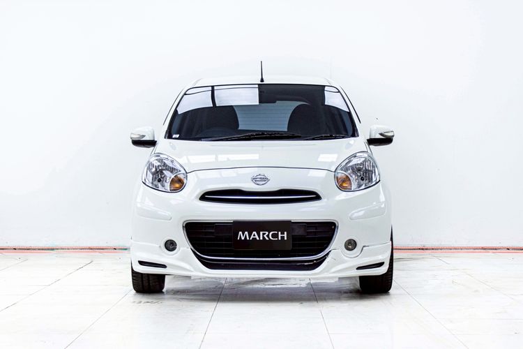 Nissan March 2010 1.2 VL Sedan เบนซิน ไม่ติดแก๊ส เกียร์อัตโนมัติ ขาว รูปที่ 4
