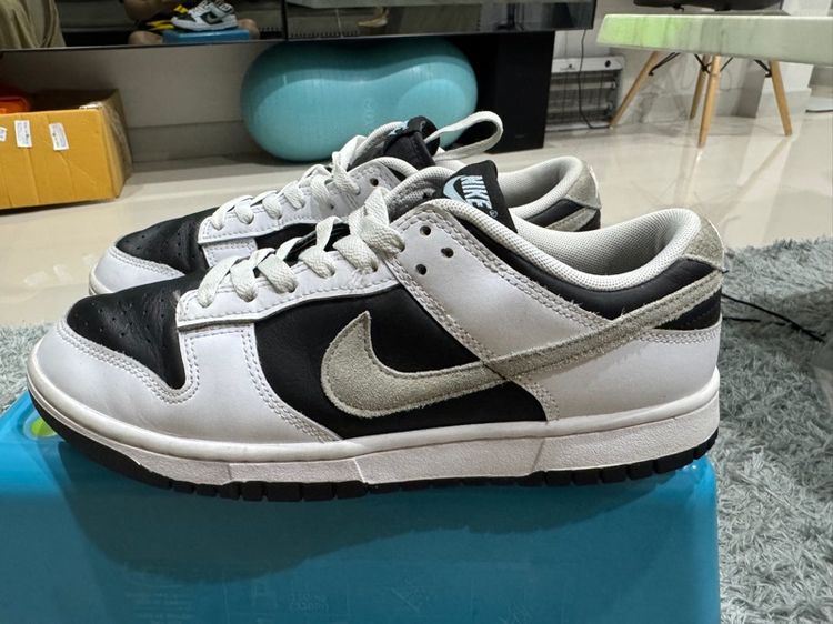 ขาว หนังแท้ รองเท้าผ้าใบ UK 9 | EU 43 1/3 | US 9.5 nike dunk low "Reverse Panda 2.0
