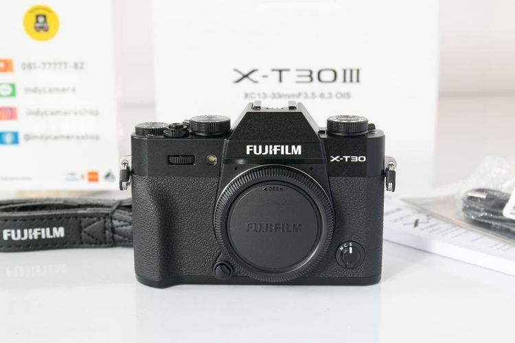Fujifilm X-T30iii เครื่องศูนย์ สภาพสวย ใช้น้อย ชัตเตอร์ 200กว่ารูป มีประกันศูนย์ถึง 02-2570