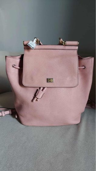 กระเป๋าเป้สะพาย Dolce and Gabbana สีชมพู ของแท้