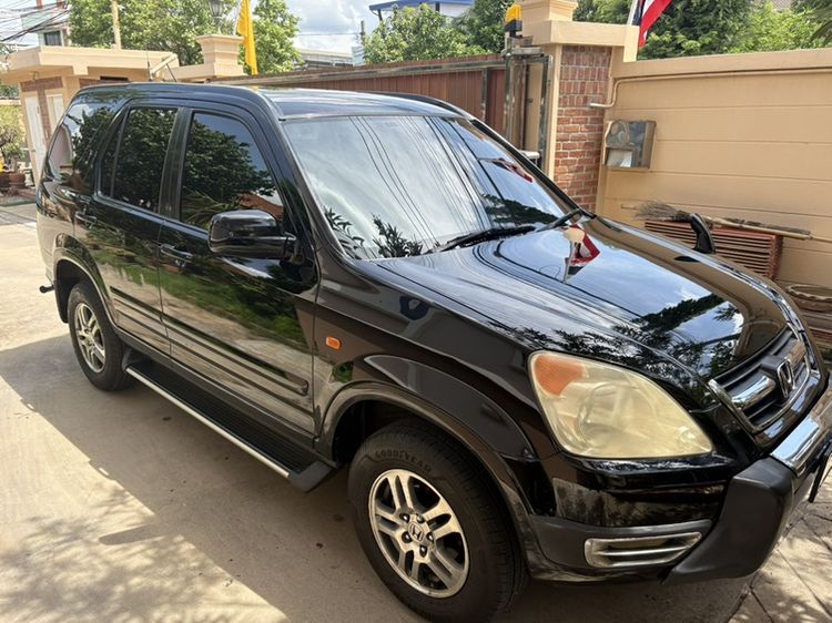 Honda CR-V 2002 2.0 E 4WD Utility-car เบนซิน LPG เกียร์อัตโนมัติ ดำ รูปที่ 3