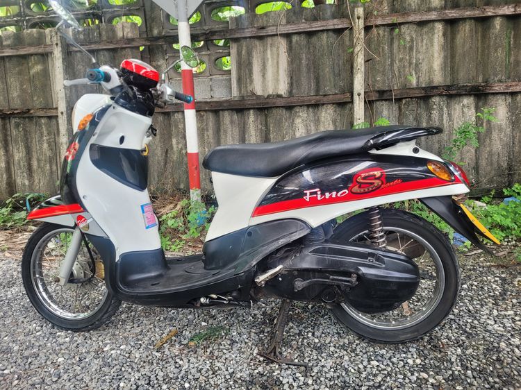 Yamaha Fino ขายฟีโน่ สีขาว ดำ ปี2007