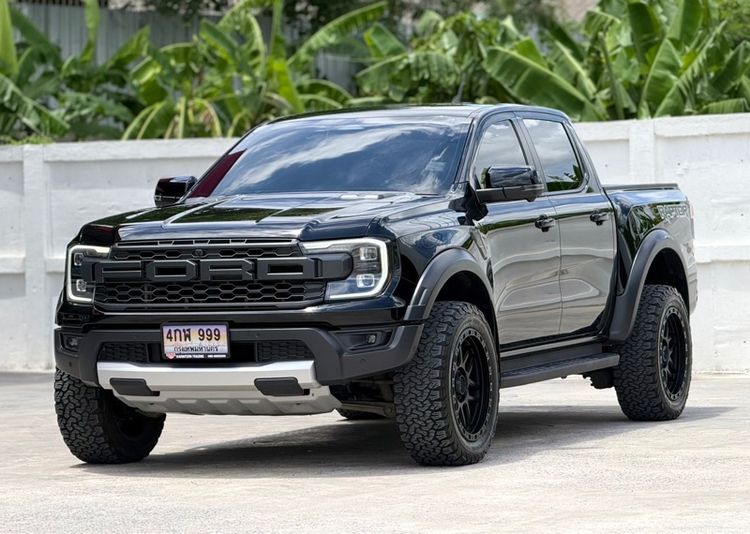 รถ Ford Ranger Raptor 3.0L V6 Twin-Turbo EcoBoost 4x4 สี ดำ