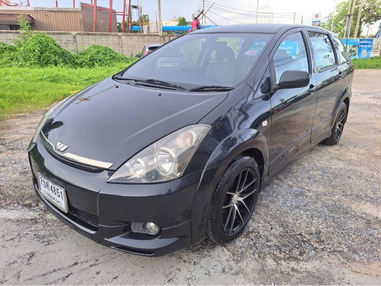 Toyota Wish 2005 2.0 Q Sedan เบนซิน ไม่ติดแก๊ส เกียร์อัตโนมัติ ดำ