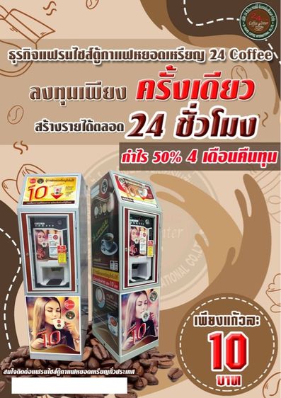 ตู้กาแฟหยอดเหรียญ รูปที่ 8