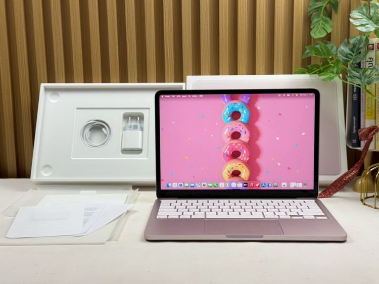 อื่นๆ แมค โอเอส 8 กิกะไบต์ อื่นๆ ใช่ MacBook Neo 13-inch  Ram8GB SSD256GB Blush apple care 27 March 2027