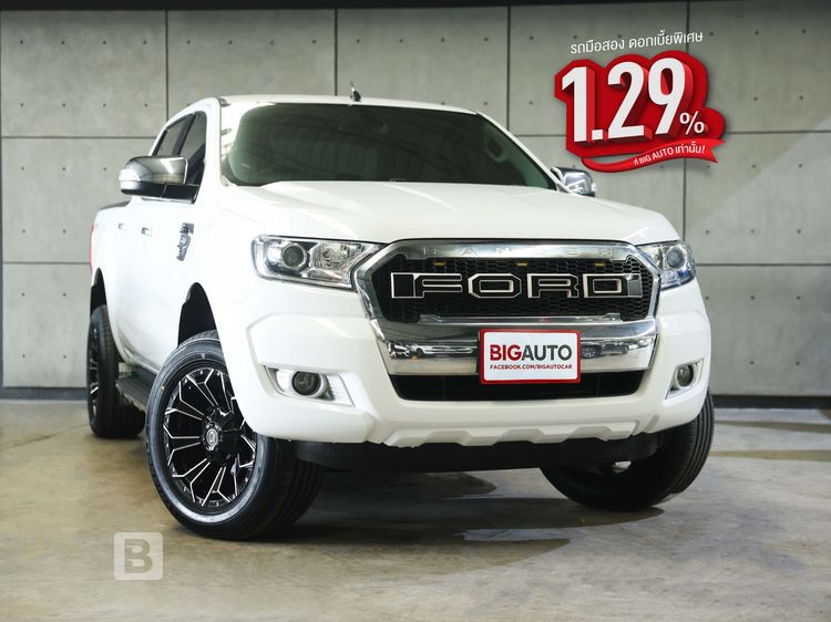 Ford Ranger 2017 2.2 Hi-Rider XLT Pickup ดีเซล ไม่ติดแก๊ส เกียร์อัตโนมัติ ขาว