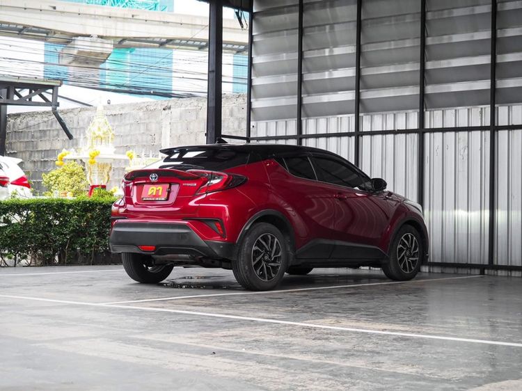 Toyota C-HR 2018 1.8 Hybrid Hi Utility-car ไฮบริด ไม่ติดแก๊ส เกียร์อัตโนมัติ แดง รูปที่ 4