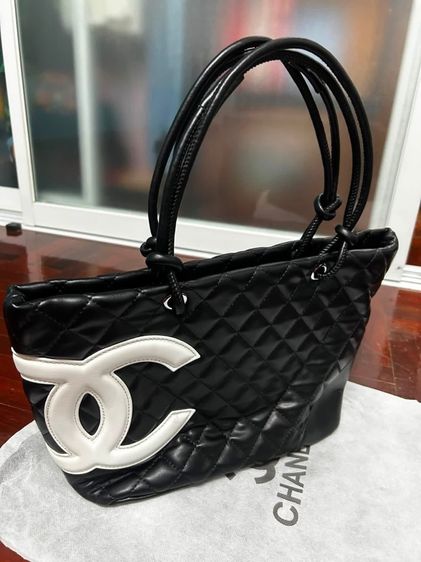 งาน hi end  CHANEL Cambon Line CC Logo Tote Bag ของใหม่ 