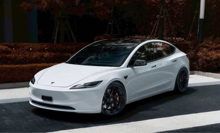 Tesla Model-3 2024 Long Range 4WD Sedan ไฟฟ้า ไม่ติดแก๊ส เกียร์อัตโนมัติ ขาว รูปที่ 3