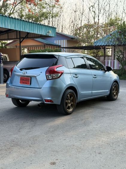 Toyota Yaris 2014 1.2 E Sedan เบนซิน เกียร์อัตโนมัติ ฟ้า รูปที่ 4