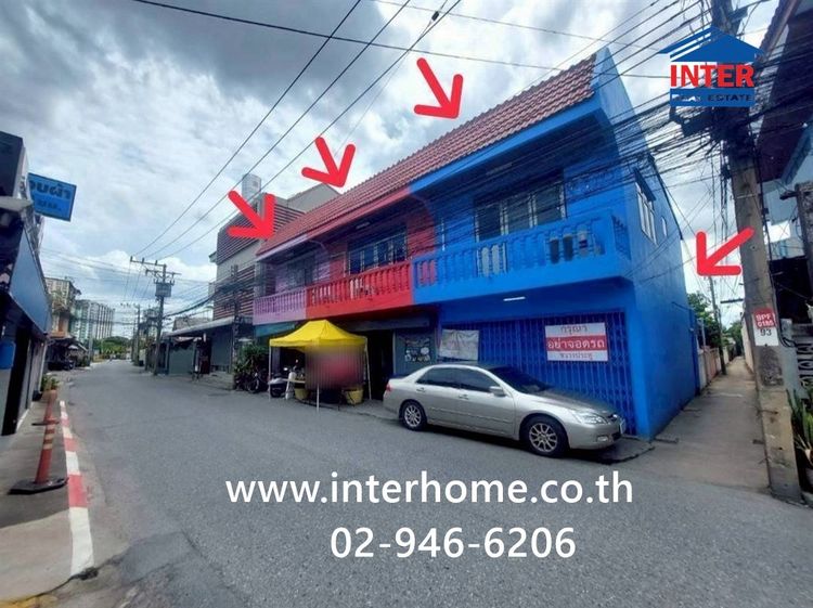 อาคารพาณิชย์ + บ้าน 2 ชั้น 96 ตร.ว. อาคารพาณิชย์ + บ้าน ซอยอยู่สุข5 ใกล้สำนักงานเทศบาลตำบลบางเมือง ถนนอักษรลักษณ์ ถนนสุขุมวิท 