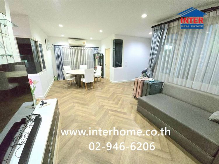 บ้านเดี่ยว 2 ชั้น 53.8 ตร.ว. หมู่บ้านโกลเด้นวิลเลจ อ่อนนุช-พัฒนาการ ซอยอ่อนนุช65 แยก14 ถนนอ่อนนุช ถนนสุขุมวิท77 เขตประเวศ กรุงเทพมหานคร รูปที่ 2