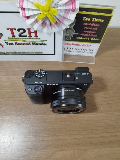 กล้อง Sony A6400 สีดำ พร้อมเลนส์ kit 16-50mm สภาพนางงาม ชัตเตอร์ 78xx- อปก.ครบ ตามภาพ ใช้งานปกติไม่มีตำหนิใดๆราคา 17900-ครับ🙏🙇‍♂️นัดดู รูปที่ 2