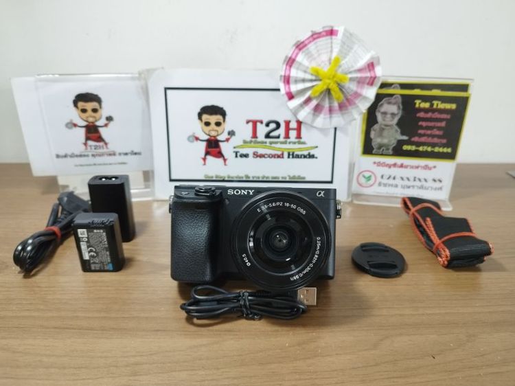 กล้อง Sony A6400 สีดำ พร้อมเลนส์ kit 16-50mm สภาพนางงาม ชัตเตอร์ 78xx- อปก.ครบ ตามภาพ ใช้งานปกติไม่มีตำหนิใดๆราคา 17900-ครับ🙏🙇‍♂️นัดดู