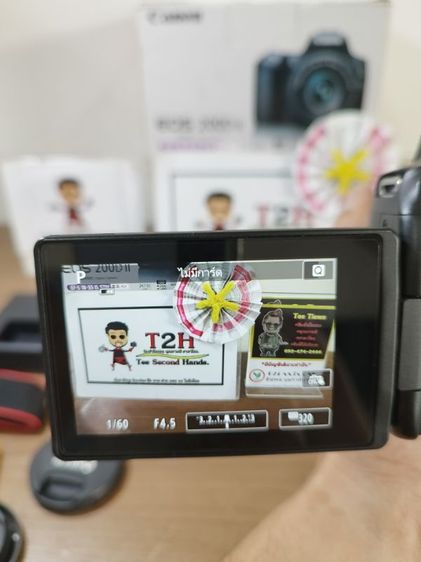 กล้อง Canon Dslr 200D Mark2 พร้อมเลนส์ kit 18-55mm สภาพนางงาม ชัตเตอร์น้อยมาก น้อยกว่า 4xxx- อปก.ครบกล่อง ตามภาพ ใช้งานปกติ รูปที่ 10