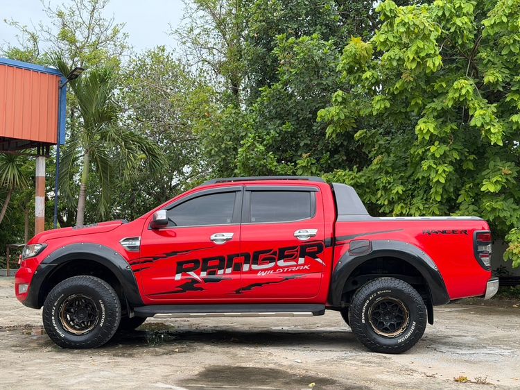 Ford Ranger 2016 2.2 Hi-Rider XLT Pickup ดีเซล ไม่ติดแก๊ส เกียร์อัตโนมัติ แดง รูปที่ 4