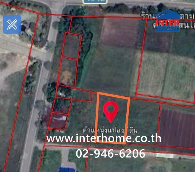 ที่ดินเปล่า 300 ตร.ว. ที่ดินเปล่า ใกล้วัดเกาะตาพุด ถนนทางหลวงชนบท รบ.4042 โพธาราม ราชบุรี