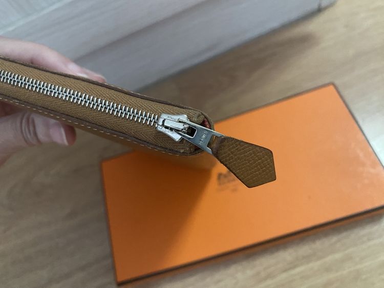 Hermes zippy wallet สภาพดี ตามรูป ของแท้ พร้อมกล่อง รูปที่ 2