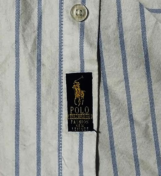 Polo Ralph Lauren Custom Fit Striped Oxford Shirt รูปที่ 7