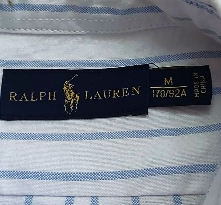 Polo Ralph Lauren Custom Fit Striped Oxford Shirt รูปที่ 2