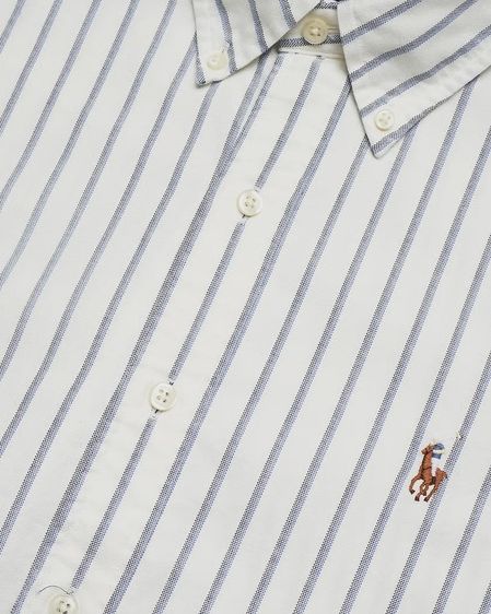 Polo Ralph Lauren Custom Fit Striped Oxford Shirt รูปที่ 5