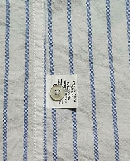 Polo Ralph Lauren Custom Fit Striped Oxford Shirt รูปที่ 6