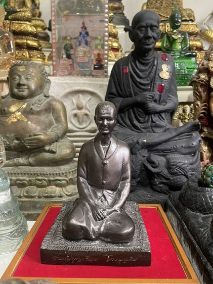 องค์บูชาแม่บุญเรือนเนื้อทองเหลือง ออกวัดอาวุธ
