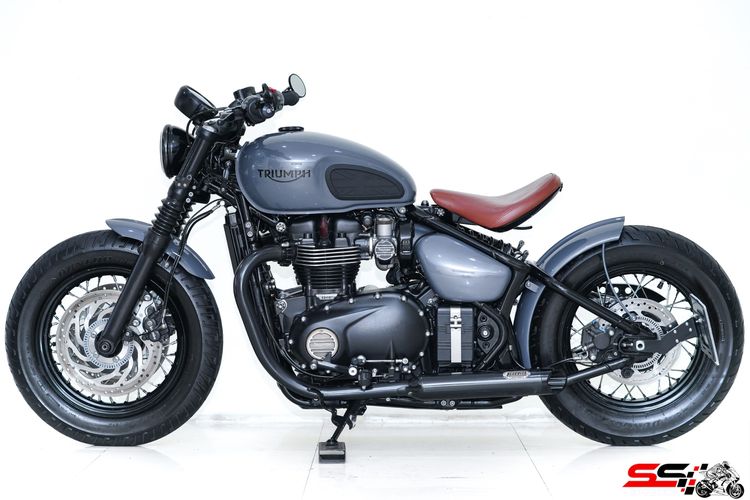 Triumph Bonneville Bobber Black ปี2018 Custom หล่อๆลงตัว ของแต่งเพียบ ราคาเร้าใจ รูปที่ 8