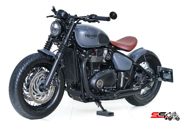 Triumph Bonneville Bobber Black ปี2018 Custom หล่อๆลงตัว ของแต่งเพียบ ราคาเร้าใจ รูปที่ 3