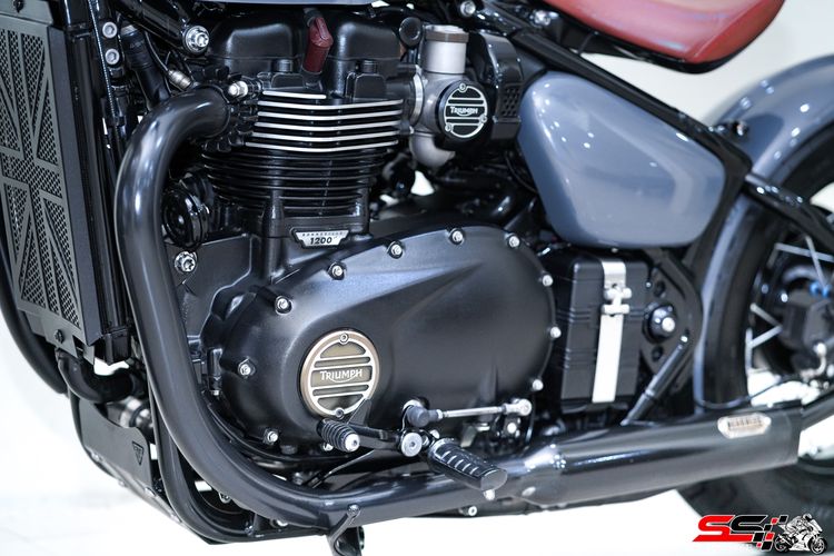 Triumph Bonneville Bobber Black ปี2018 Custom หล่อๆลงตัว ของแต่งเพียบ ราคาเร้าใจ รูปที่ 7