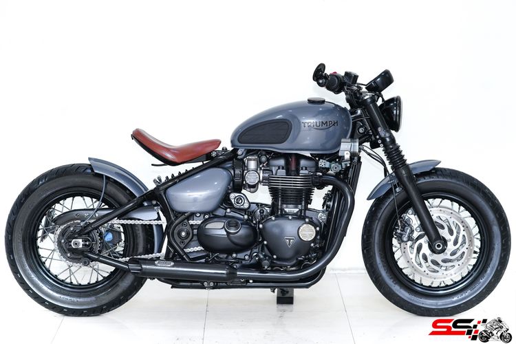 Triumph Bonneville Bobber Black ปี2018 Custom หล่อๆลงตัว ของแต่งเพียบ ราคาเร้าใจ รูปที่ 10
