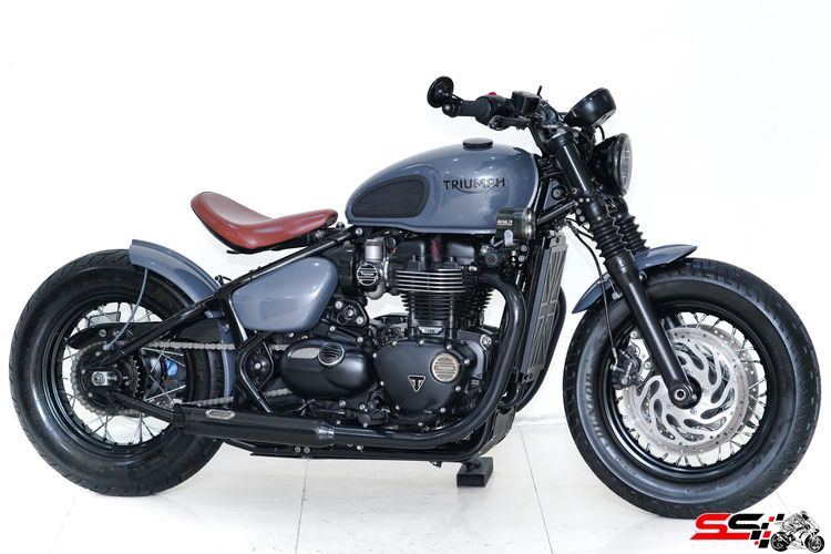 Triumph Bonneville Bobber Black ปี2018 Custom หล่อๆลงตัว ของแต่งเพียบ ราคาเร้าใจ รูปที่ 15