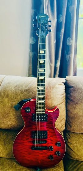 อื่นๆ กีต้าร์ไฟฟ้า ร์ Epiphone Les Paul Classic Quilt top 1999. Red Wine (Limited Edition)