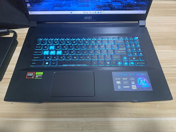Msi Katana 17 Ryzen7 8845Hs+Ram16 ddr5 +RTX 4060 +SSD 512 เครื่องสวย พร้อมใช้งาน รูปที่ 4
