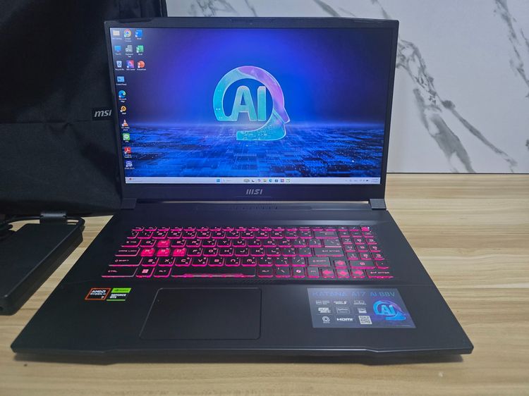 Msi Katana 17 Ryzen7 8845Hs+Ram16 ddr5 +RTX 4060 +SSD 512 เครื่องสวย พร้อมใช้งาน รูปที่ 2