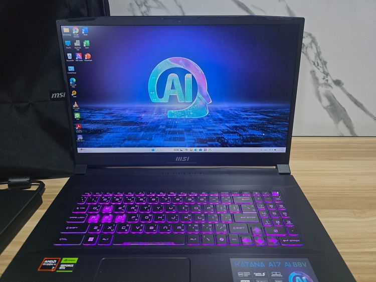 Msi Katana 17 Ryzen7 8845Hs+Ram16 ddr5 +RTX 4060 +SSD 512 เครื่องสวย พร้อมใช้งาน รูปที่ 3